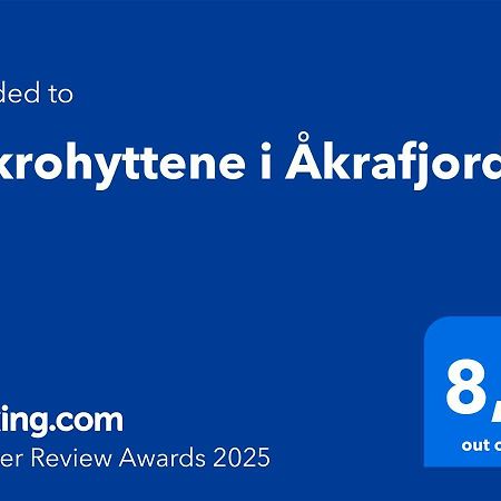 Mikrohyttene I Akrafjorden Etnesjoen Екстер'єр фото