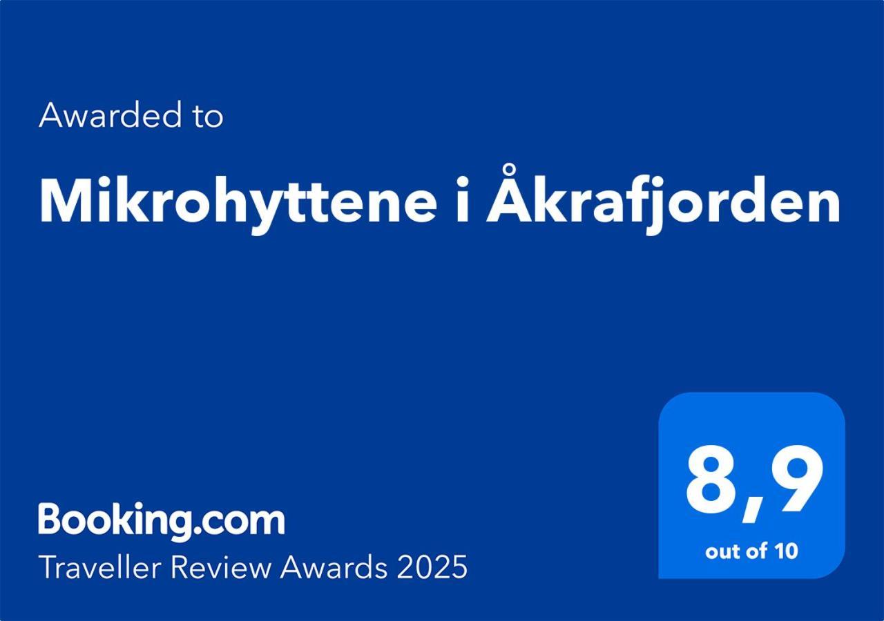 Mikrohyttene I Akrafjorden Etnesjoen Екстер'єр фото